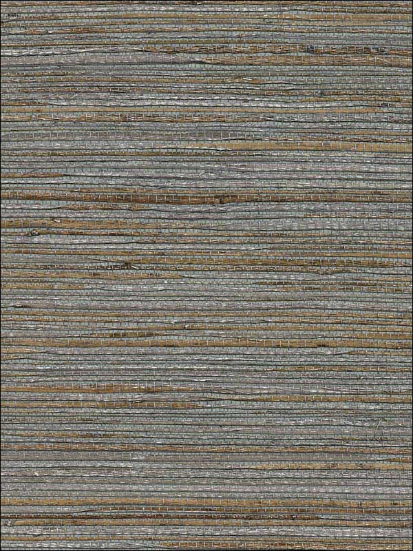 Shandong Grasscloth wallpaper in slate color - pattern number 2732-80085 - by Kenneth James in the Canton Road Grasscloth collection