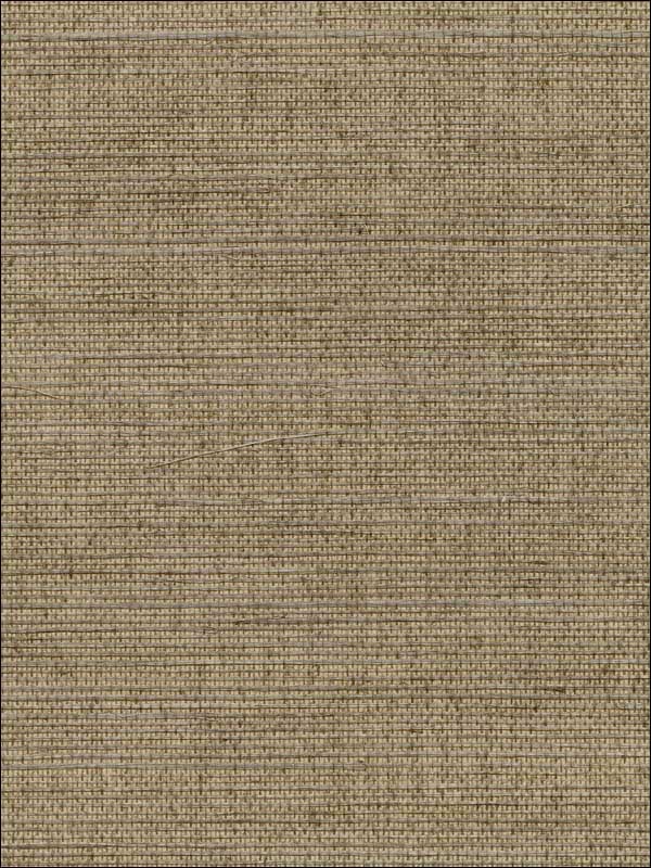 Kansu Sisal Grasscloth wallpaper in brown color - pattern number 2732-80086 - by Kenneth James in the Canton Road Grasscloth collection