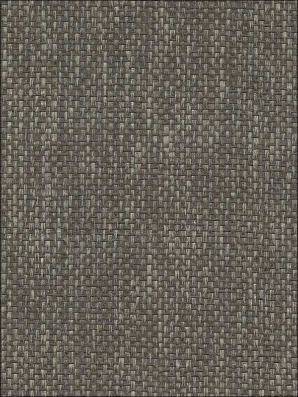 Wujiang Grasscloth wallpaper in espresso color - pattern number 2732-80089 - by Kenneth James in the Canton Road Grasscloth collection