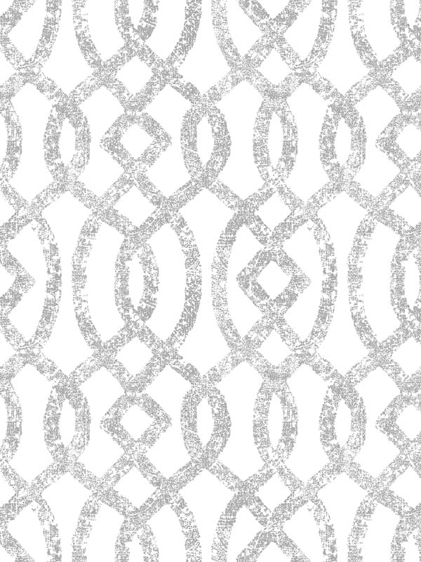 Ethereal Trellis fabric in silver color - pattern number 2793-24722 - by A Street Prints in the Celadon collection