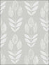 Garland Block Tulip wallpaper in dove color - pattern number 3115-24473 - by Chesapeake in the Farmhouse collection