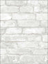 Buchanan Brick Peel and Stick wallpaper in off white color - pattern number 3115-NU1653 - by Chesapeake in the Farmhouse collection