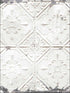 Gallery Vintage Tin Tile Peel and Stick fabric in off white color - pattern number 3115-NU2213 - by Chesapeake in the Farmhouse collection