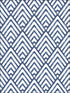 Arrowhead Peel and Stick fabric in deep blue color - pattern number NU1701 - by Brewster in the NuWallpaper II collection