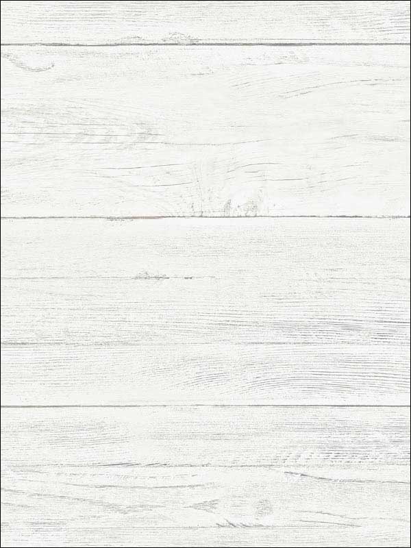 Shiplap Peel and Stick fabric in off white color - pattern number NU2187 - by Brewster in the NuWallpaper II collection