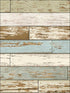 Old Salem Vintage Wood Peel and Stick wallpaper in multicolor color - pattern number NU2188 - by Brewster in the NuWallpaper II collection