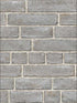 Brick Facade Peel and Stick fabric in grey color - pattern number NU2236 - by Brewster in the NuWallpaper II collection