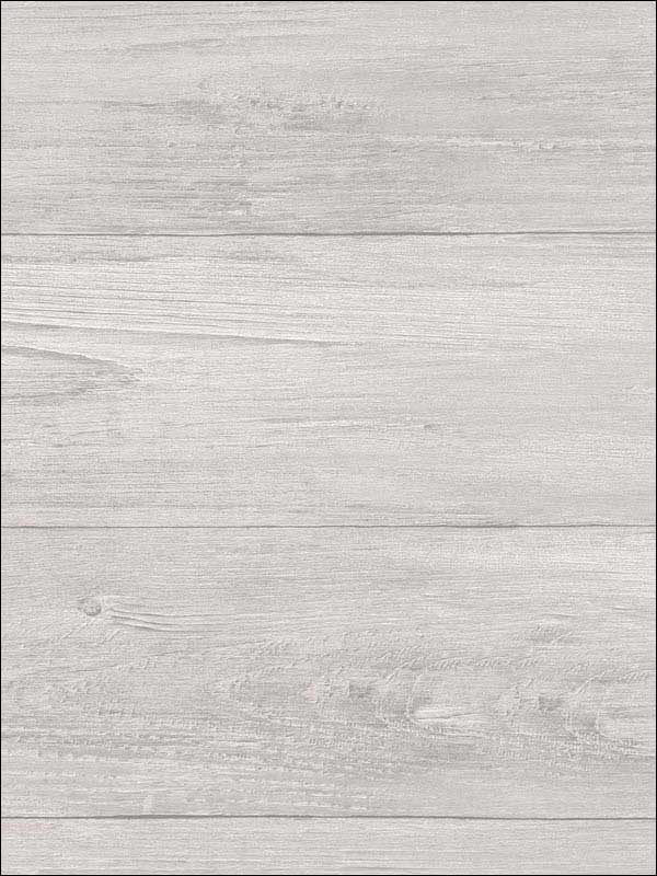 Wood Plank Peel and Stick wallpaper in grey color - pattern number NU2397 - by Brewster in the NuWallpaper II collection