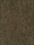 Cork W3318 wallpaper in chocolate gold metallic color - pattern number W3318.84.0 - by Kravet in the Elements Grasscloth collection