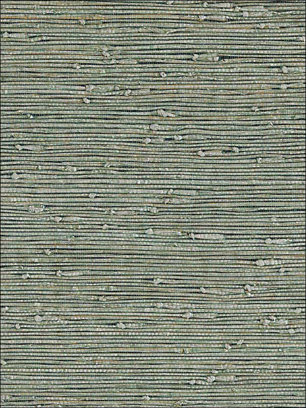 Grasscloth W3421 wallpaper in green silver color - pattern number W3421.30.0 - by Kravet in the Elements Grasscloth collection