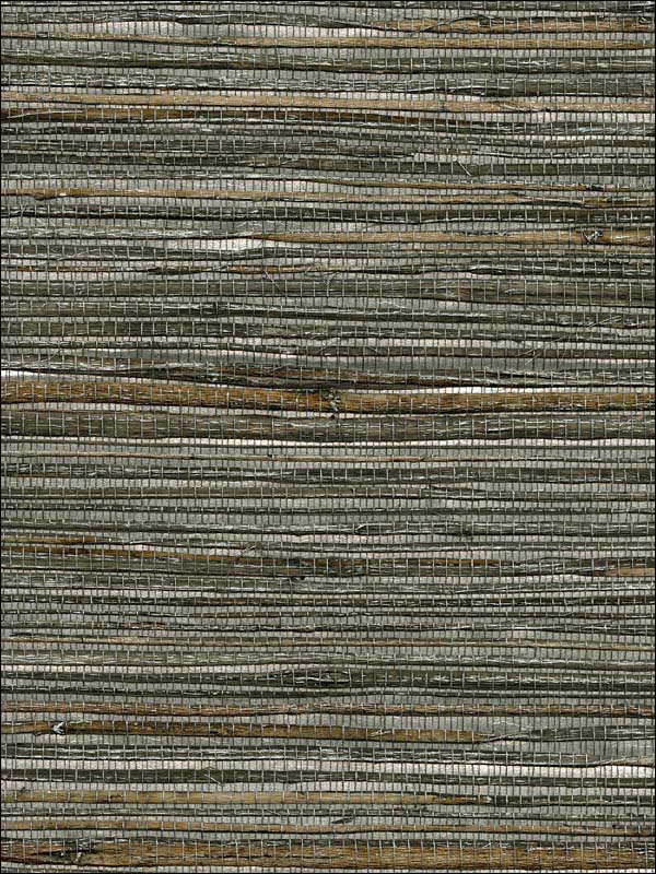 Grasscloth W3463 wallpaper in silver metallic beige color - pattern number W3463.11.0 - by Kravet in the Elements Grasscloth collection