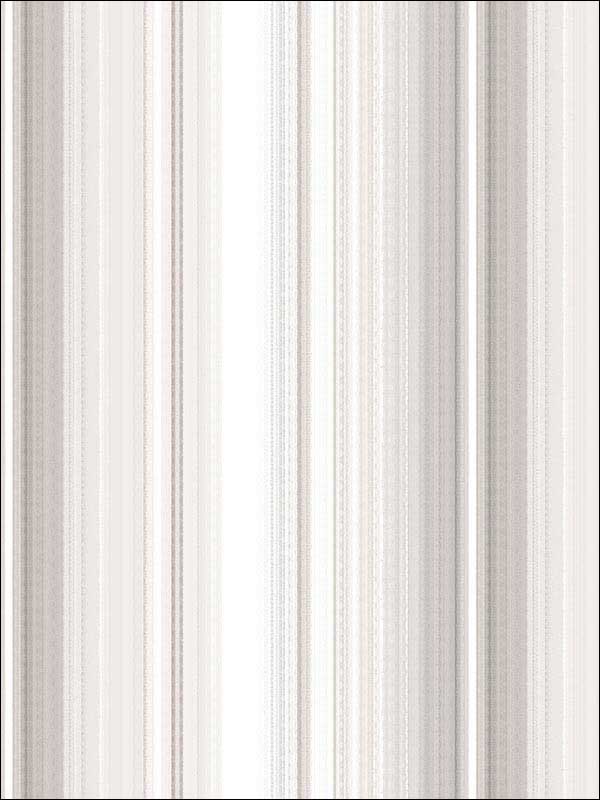 Organic Stripe wallpaper in beige grey color - pattern number MH36507 - by Patton Norwall in the Manor House by Norwall collection