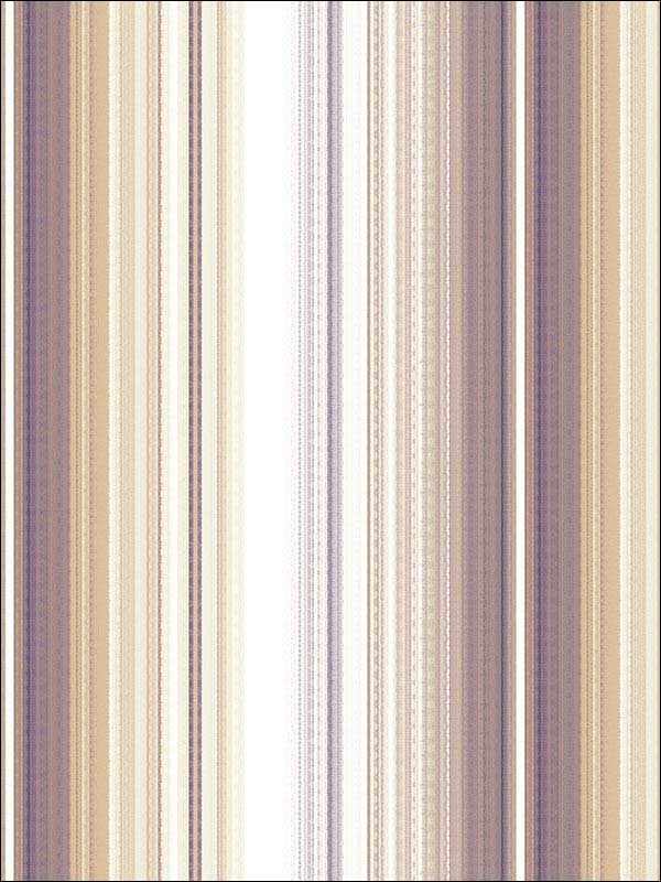 Organic Stripe wallpaper in purple metallic gold color - pattern number MH36508 - by Patton Norwall in the Manor House by Norwall collection