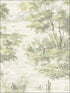 La Campagne fabric in green color - pattern number MH36515 - by Patton Norwall in the Manor House by Norwall collection