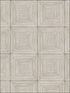 Parquet wallpaper in grey beige color - pattern number MH36526 - by Patton Norwall in the Manor House by Norwall collection