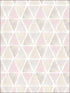 Kitchen Triangle fabric in pink grey color - pattern number CK36636 - by Patton Norwall in the Creative Kitchens collection