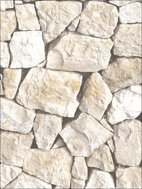 Spanish Stone wallpaper in light ochre brown color - pattern number LL36217 - by Patton Norwall in the Creative Kitchens collection