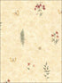 Summer Botanical fabric in ochre warm red color - pattern number SP21158 - by Patton Norwall in the Creative Kitchens collection