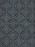 Damask wallpaper in blue black metallic silver color - pattern number 1731004 - by Seabrook in the Mercury by Etten Gallerie collection