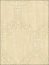 Ogee wallpaper in tan white color - pattern number 1732105 - by Seabrook in the Mercury by Etten Gallerie collection