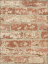Stuccoed Brick Peel and Stick fabric in red color - pattern number RMK9035WP - by York in the Peel and Stick Wallpaper by York collection