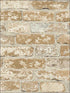Stuccoed Brick Peel and Stick fabric in brown color - pattern number RMK9037WP - by York in the Peel and Stick Wallpaper by York collection