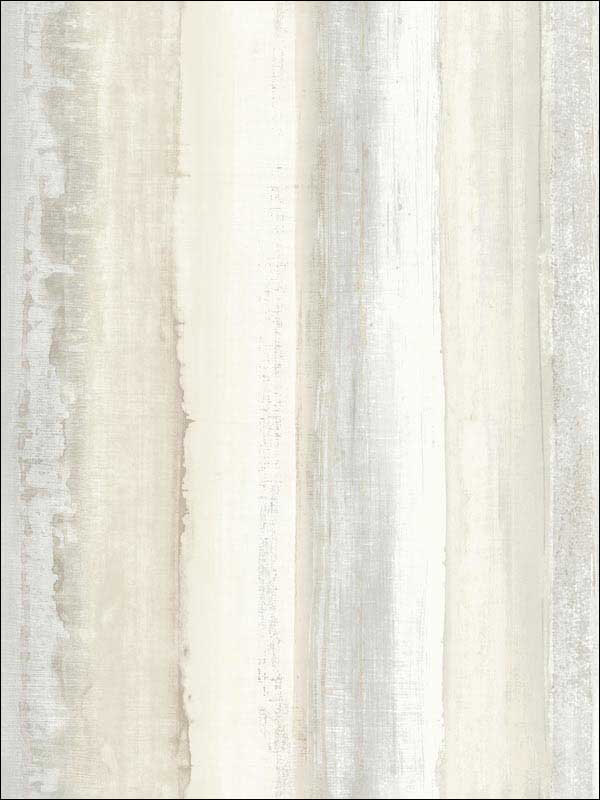 Watercolor Stripe Peel and Stick wallpaper in tan color - pattern number RMK9062WP - by York in the Peel and Stick Wallpaper by York collection