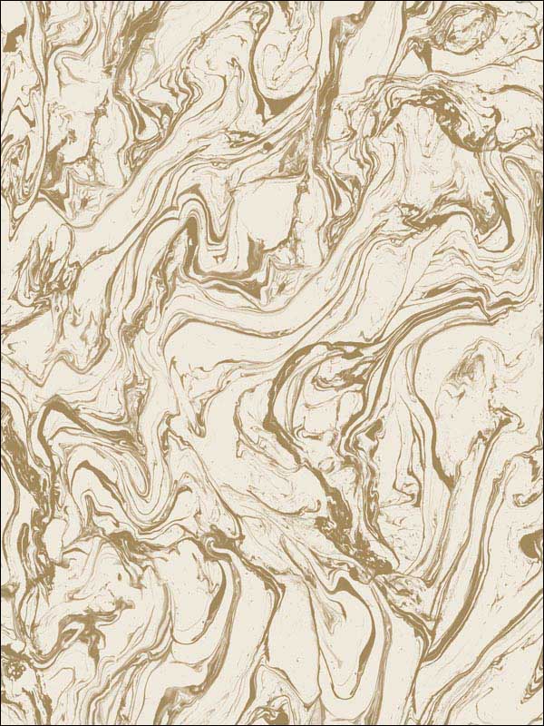 Marble Peel and Stick fabric in gold color - pattern number RMK9080WP - by York in the Peel and Stick Wallpaper by York collection
