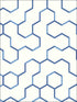 Open Geometric Peel and Stick fabric in blue color - pattern number RMK9093WP - by York in the Peel and Stick Wallpaper by York collection