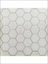 Hexagon StickTiles wallpaper in white color - pattern number TIL3458FLT - by York in the Peel and Stick Tile Backsplashes collection