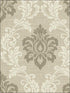 Adela Twill Damask fabric in neutral color - pattern number 2765-BW40105 - by Kenneth James in the GeoTex collection