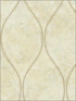 Eira Marble Ogee fabric in beige color - pattern number 2765-BW40207 - by Kenneth James in the GeoTex collection