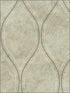 Eira Marble Ogee fabric in light brown color - pattern number 2765-BW40208 - by Kenneth James in the GeoTex collection