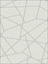 Heath Geometric Linen fabric in silver color - pattern number 2765-BW40308 - by Kenneth James in the GeoTex collection
