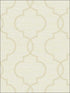 Malo Sisal Ogee fabric in cream color - pattern number 2765-BW40505 - by Kenneth James in the GeoTex collection