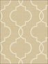 Malo Sisal Ogee fabric in wheat color - pattern number 2765-BW40507 - by Kenneth James in the GeoTex collection