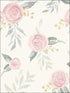 Watercolor Roses fabric in pink color - pattern number MK1125 - by Magnolia Home by Joanna Gaines in the Magnolia Home Artful Prints and Patterns collection