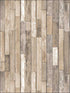 Barn Board Thin Plank fabric in brown color - pattern number FD23274 - by Brewster in the Brewster Essentials collection
