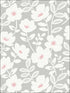 Bergman Scandi Flower fabric in pink color - pattern number UW24772 - by Brewster in the Brewster Essentials collection