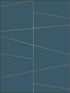 Fairmont Deco Fracture fabric in blue color - pattern number UW24789 - by Brewster in the Brewster Essentials collection