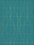 LeVeque Deco Diamond Geo fabric in teal color - pattern number UW24786 - by Brewster in the Brewster Essentials collection