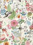 Whimsy Fauna fabric in multicolor color - pattern number 2821-12801 - by A Street Prints in the Folklore Nordic Style collection