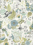 Whimsy Fauna fabric in green color - pattern number 2821-12803 - by A Street Prints in the Folklore Nordic Style collection