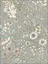 Full Bloom Floral fabric in beige color - pattern number 2821-12903 - by A Street Prints in the Folklore Nordic Style collection