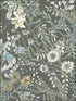 Full Bloom Floral fabric in taupe color - pattern number 2821-12905 - by A Street Prints in the Folklore Nordic Style collection