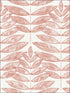 Akira Leaf fabric in coral color - pattern number 2821-25103 - by A Street Prints in the Folklore Nordic Style collection