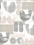 Hennika Patchwork wallpaper in light pink color - pattern number 2821-25115 - by A Street Prints in the Folklore Nordic Style collection