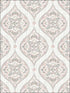 Adele Damask wallpaper in rose color - pattern number 2821-25147 - by A Street Prints in the Folklore Nordic Style collection