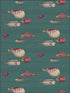 Acquario fabric in viridian color - pattern number 114/12024.CS.0 - by Cole and Son in the Fornasetti III collection