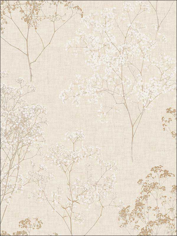Queen Annes Lace fabric in beige wheat color - pattern number FH37508 - by Patton Norwall in the Farmhouse Living collection